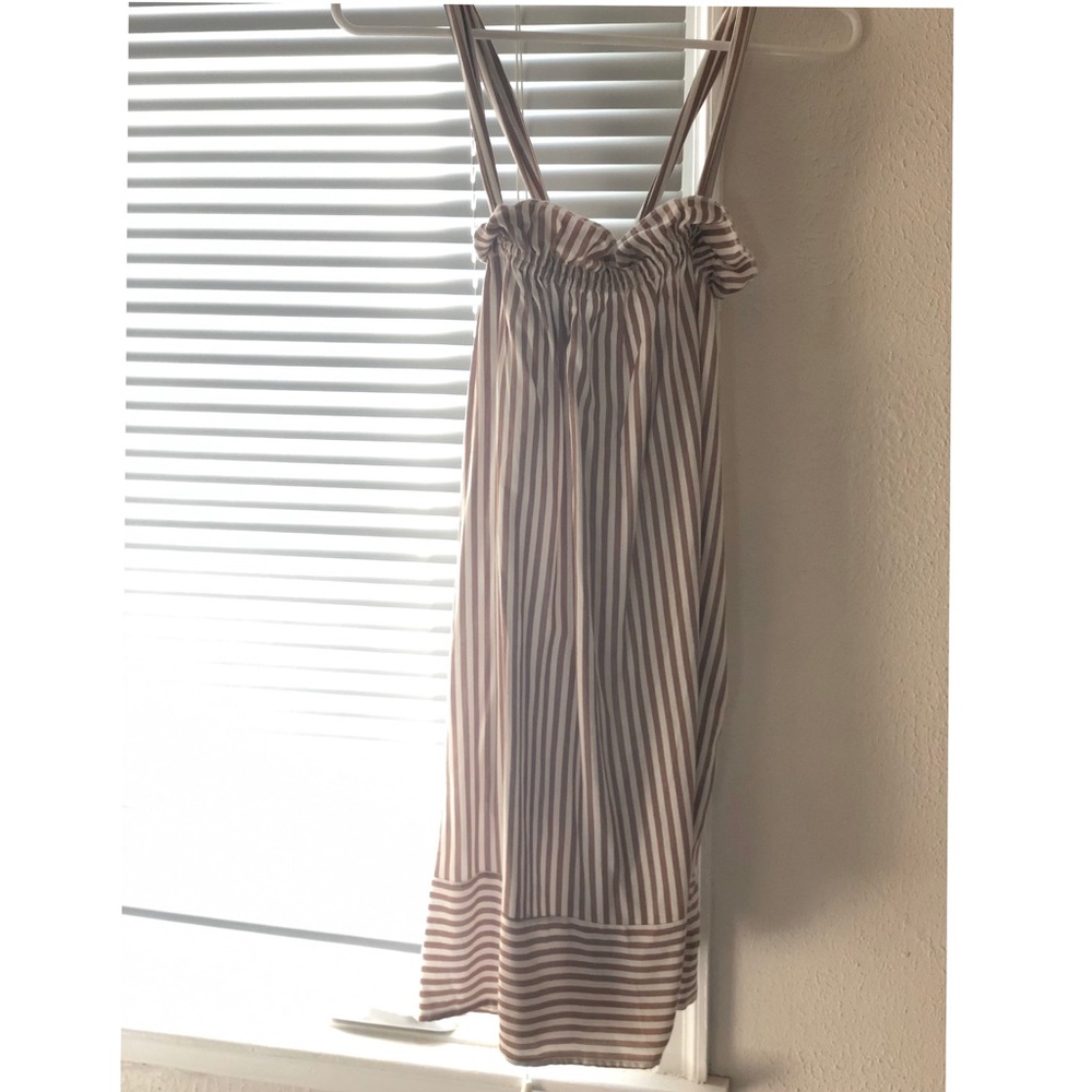 Cooperative (Urban Outfitters) brown striped dress
